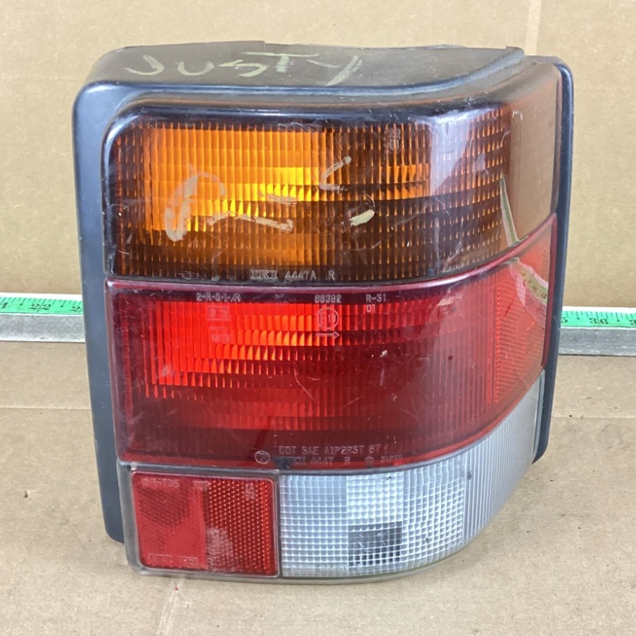 1989-1995 Subaru Justy Rear Right Passenger Side Tail Light Assembly OEM - Image 1 of 4