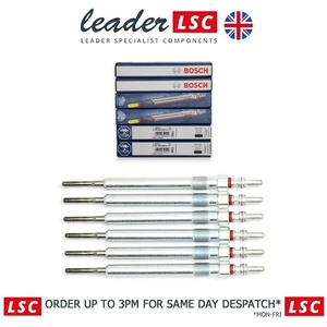 Bosch Glow Plugs x6 Audi A1 A3 A4 A5 A6 Q2 Q3 Q5 TT 03L963319 New Genuine - Picture 1 of 12