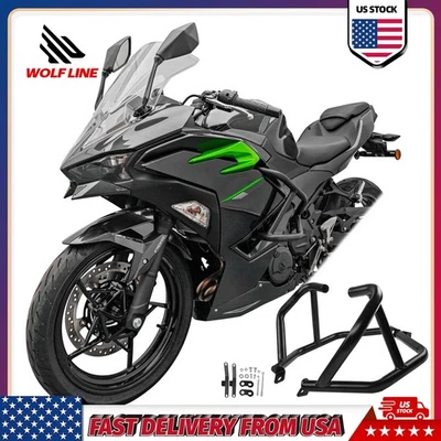 Crash Bar For Kawasaki Ninja500 Engine Guard Frame Protector Stunt Cage WOLFLINE Foto 1 de 4