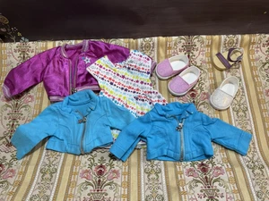 LOTE de Zapatos Chaqueta Conjunto American Girl Truly Me Doll Sparkle Shine Meet - Imagen 1 de 13