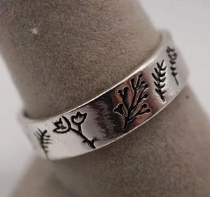 Anillo de plata de ley .925 You Belong Among The Wildflowers talla 9.25 - Imagen 1 de 7