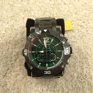 Reloj Cronógrafo Invicta Aviator Hombre 52mm 40487 Nuevo Negro Verde - Imagen 1 de 7