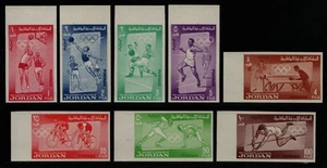 Jordanien 1964 - Mi-Nr. 437-444 B ** - MNH - Olympia Tokio - Bild 1 von 2