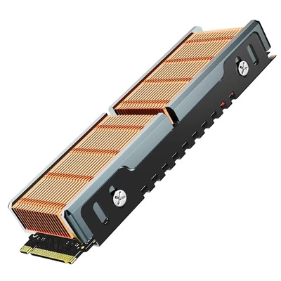 Disipador de calor JEYI cobre M.2, disipadores de calor SSD pasivos Nvme con aletas de cobre - Finscold Foto 1 de 4