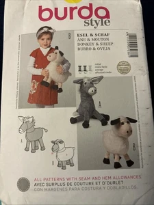 BURDA MUSTER 7038 - STOFFTIERE - ESEL & SCHAF Nagelneu!! - Bild 1 von 3