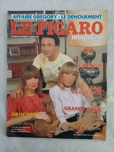 LE FIGARO MAGAZINE 15/6/1985 DRUCKER GREGORY VILLEMIN ANEMONE MANTEGNA ICKX - Picture 1 of 12