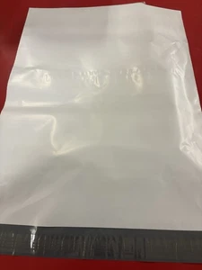 14.5” X 19” Poly Mailers Self Sealing Shippin Bag Plastic Mailing Envelope-white - Picture 1 of 2