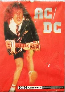 AC/DC - CALENDARIO DA COLLEZIONE - 1992 - NUOVO SIGILLATO - Picture 1 of 1