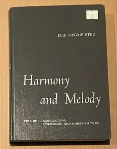 Harmony and Melody, Volume II: Modulation; Chromatic and Modern Styles - Picture 1 of 4