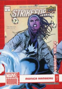 Marvel Annual 2021 Variant Cover Base Card #48 Monica Rambeau - Tier 2