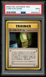 Pokemon giapponese Neo 1 Genesis Card Flip Game 2000 Card 92/111 PSA 9 68609501 - Foto 1 di 2