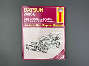Haynes Datsun 200SX Haynes 647 Repair Manual 1980 thru 1983 - Picture 1 of 3