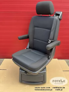 VW T6 Freestyle Drehsitz Multivan Sitz Hinten Einzelsitz KUTAMO Blau ISOFIX T5 - Bild 1 von 1