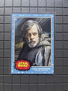 2022 Topps Star Wars Living Set Luke Skywalker #314 The Last Jedi