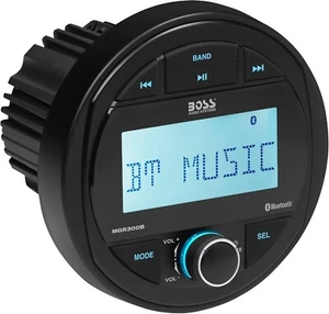 BOSS Audio Systems MGR300B Marine Boat Stereo Gauge Receiver - Picture 1 of 3