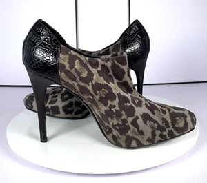 Donald J. Pliner Womens Eartha Suede Leopard Print Stiletto Ankle Heels, 8M $278 - Picture 1 of 24