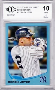 2013 Topps Derek Jeter Wal-Mart Blue Border #2 Card BCCG 10 - Picture 1 of 2