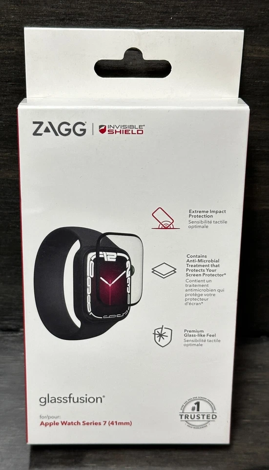 ZAGG InvisibleShield GlassFusion Screen Protect for Apple Watch Series 7 (41mm)