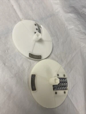 Procesador Cuisinart Little Pro Plus pieza de repuesto 2 discos corte trituración Foto 1 de 4