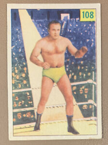 1955-56 Parkhurst Wrestling Card #108 Matt Murphy