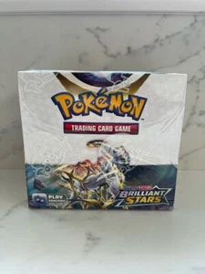 Pokemon Brilliant Stars Booster Box New/Factory Sealed (36 Packs) - Damage Seal - Picture 1 of 8