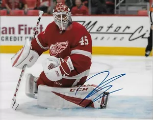 Autographed Detroit Red Wings Jonathan Bernier 8x10 Photo Original - Picture 1 of 2