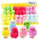 36 Pieces Lifelike Chicken Figurine 4Cm For Party Favors Basket