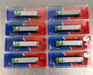 E & C Shops Freight Cars N Scale Burlington Northern 534 164 Item #704 Lot of 8 - Picture 1 of 4