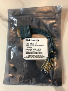NEW TEKTRONIX 196-3472-01 8 CHANNEL DIFFERENTIAL LEADSET For Use With p6810 - Picture 1 of 3