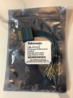 NEW TEKTRONIX 196-3472-01 8 CHANNEL DIFFERENTIAL LEADSET For Use With p6810 - Image 1 of 3