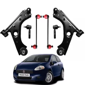 KIT 6 PEZZI BRACCI SOSPENSIONE ANTERIORE FIAT GRANDE PUNTO/ PUNTO EVO - Imagen 1 de 10