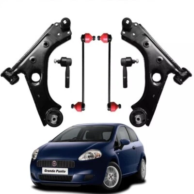 KIT 6 PEZZI BRACCI SOSPENSIONE ANTERIORE FIAT GRANDE PUNTO/ PUNTO EVO - Immagine 1 di 4