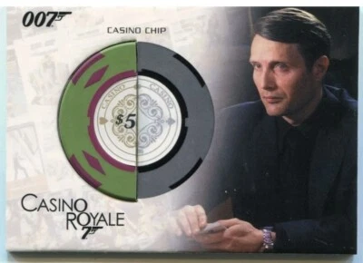 RARE 2007 James Bond The Complete $500 Casino Royale Chip (Left Half) Relic RC18 - Image 1 of 2