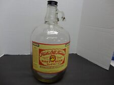 FROSTIE ROOT BEER SODA FOUNTAIN SYRUP JUG RED  PAPER LABEL 1 GAL BALTIMORE M.D.