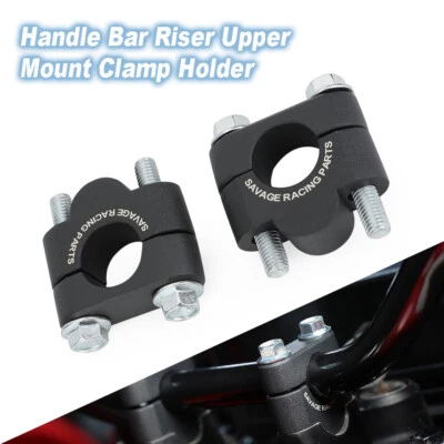 Soporte de abrazadera de montaje superior elevador de manillar para Honda XR 150L 190L 200R 250/R 400R Foto 1 de 4