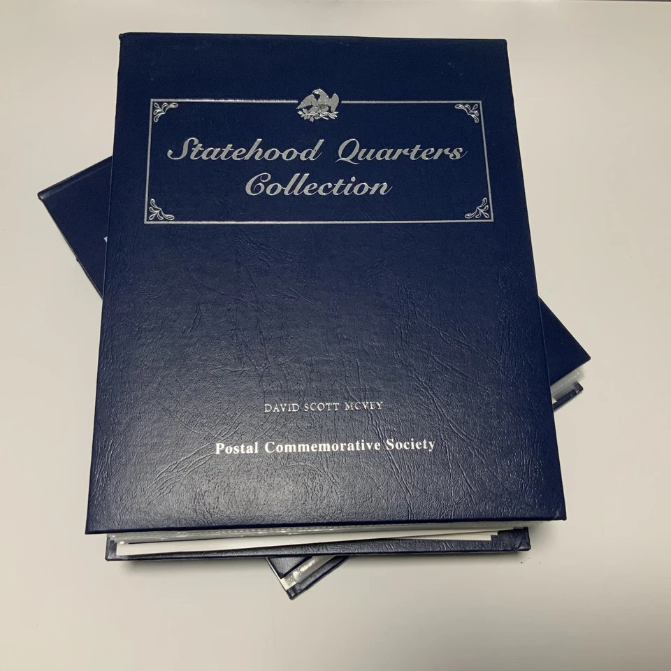 PCS Statehood Quarters Collection Vol 1 & 2 all 50 States etc. w/stamps COMPLETE - Image 1 of 4