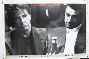 CALORE Robert DeNiro / Al Pacino poster vintage 24,25"X36,50" NOS (b510) - Foto 1 di 3