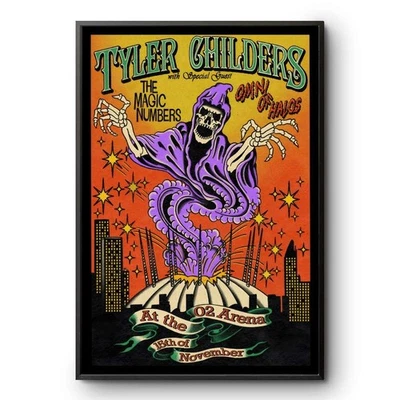Tyler Childers – O2 Arena London UK Concert Poster, Live Music Art Print.Unframe - Image 1 of 4