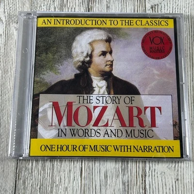 Mozart The Story of Mozart CD 1993 Vox Music Masters Classical Foto 1 de 2
