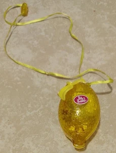 Vintage Polly Pocket Lemon Fruit Surprise Necklace Mattel Toy 2000 Girl RARE EUC - Picture 1 of 5