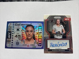 2025 Topps Chrome UFC Alexa Grasso #BTT-14 Big Ticket Case Hit Prizm Auto Combo - Bild 1 von 4