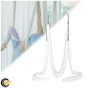 Aerial Yoga Hammock 39FT Silks Increasing Strength Flexibility and Balance - Picture 1 of 14