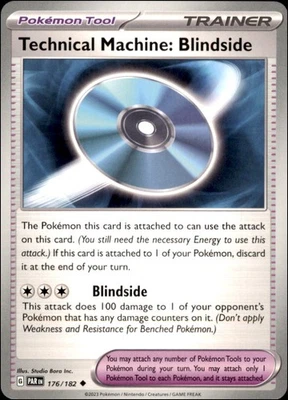 Pokemon - 2X Technical Machine: Blindside #176/182 - SV04: Paradox Rift Uncommon - Image 1 of 2