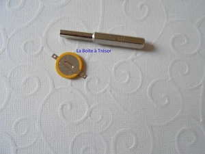 1 Pile CR1616 Sauvegarde Pokemon GameBoy Advance + 1 Embout GAMEBIT 3.8mm - Imagen 1 de 1