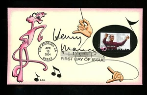 US FDC #3839 BAM /Montgomery Hand Painted HP 2004 CA Mancini Music Pink Panther  - Picture 1 of 2