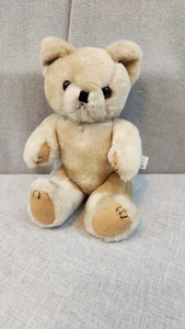 Gebrauchter Vintage Cafi brauner Teddybär Plüsch Arme Beine mit Gelenken 10 Zoll HauppaugeNY #1535 - Bild 1 von 5