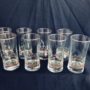 8 vasos de agua vintage Arby's Libbey Holly Berry 1987 Navidad 5 3/4" - Imagen 1 de 5
