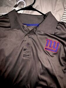 MaJestic NFL NEW YORK GIANTS Embroidered LOGO POLO Shirt 3XLT Tall