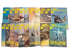 Vtg Air International Magazine Lot 20 Planes Jets Helicopters Aviation - Picture 1 of 12