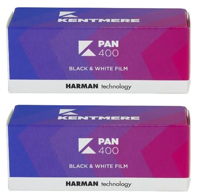 2 Rolls - Kentmere 400 ISO 120 Medium Format - Black and White Film - Exp 04/27 - Image 1 of 3